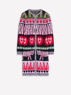 Long Jacquard Cardigan*Boden New