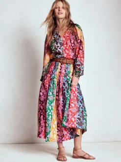 Valentina Poplin Midi Skirt*Boden New