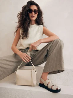 - Leren crossbodytas*Next New