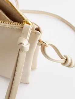 - Leren crossbodytas*Next New