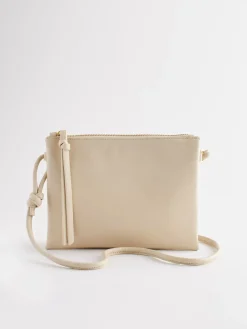 - Leren crossbodytas*Next New