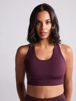 Bordeauxrood - Active Cross Back Sports Bra*Next Outlet