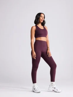 Bordeauxrood - Active Cross Back Sports Bra*Next Outlet