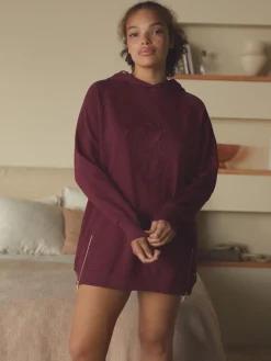 Bordeauxrood - Longline Hoodie*B by Ted Baker Online