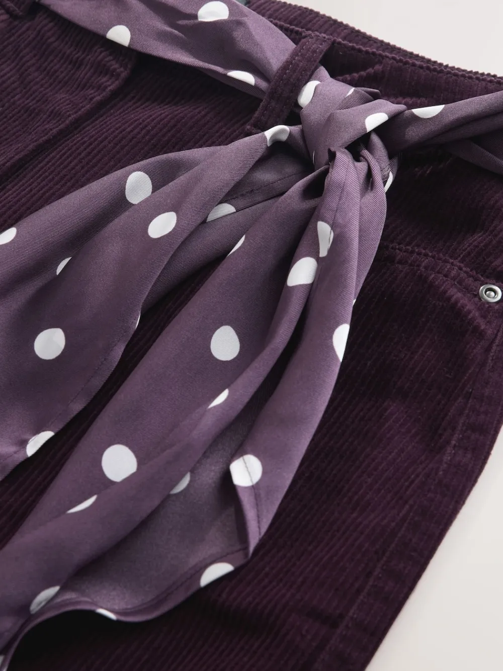 - Cord Wide Leg Trousers With Scarf*Next Online