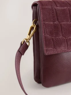 - Crossbodytas met imitatie krokodillenleer*Next Outlet