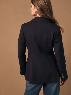 Bordeauxrood - Fitted Single Breasted Blazer*Next