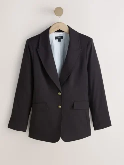 Bordeauxrood - Fitted Single Breasted Blazer*Next