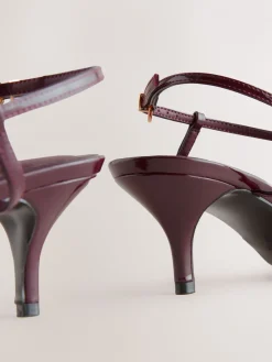 - Forever Comfort® Multi Buckle Strappy Kitten Heels*Next Clearance