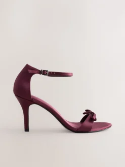 - Forever Comfort® Mini Satin Bow Heeled Sandals*Next