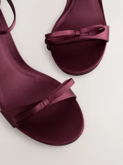 - Forever Comfort® Mini Satin Bow Heeled Sandals*Next