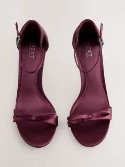 - Forever Comfort® Mini Satin Bow Heeled Sandals*Next