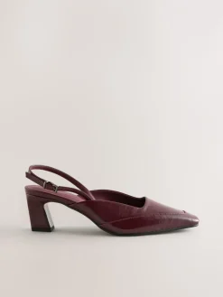 - Forever Comfort® Square Toe Slingback Heels*Next Sale