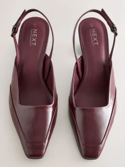 - Forever Comfort® Square Toe Slingback Heels*Next Sale