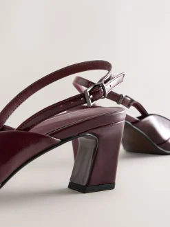 - Forever Comfort® Square Toe Slingback Heels*Next Sale