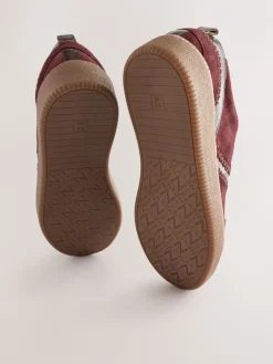 - Forever Comfort® leren vetersneakers met dikke zool*Next Sale