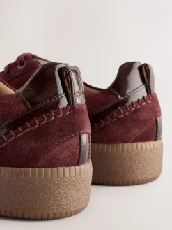 - Forever Comfort® leren vetersneakers met dikke zool*Next Sale