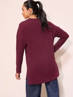 - Button Detail Rib Tunic*Friends Like These Sale