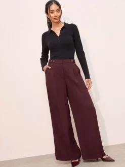 - Adjustable Waist Premium Wide Leg Trousers*Friends Like These Outlet