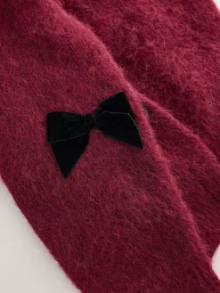 - Gebreid vest met fluwelen strik*Next