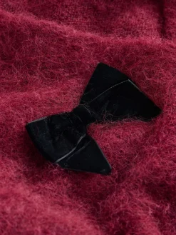 - Gebreid vest met fluwelen strik*Next