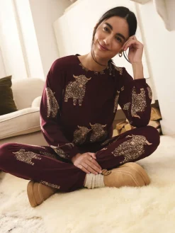 - Hamish The Highland Cow Behaaglijke Pyjama's met Lange mouwen*Next Sale