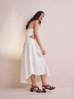 - Leren sandalen met bandjes en blokhak*Next Discount