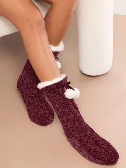 - Cosy Chenille Slipper Socks*Lipsy Outlet