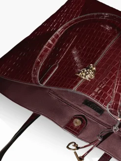 - Croc Effect Shopper Tote Bag*Lipsy Online