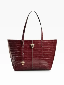 - Croc Effect Shopper Tote Bag*Lipsy Online