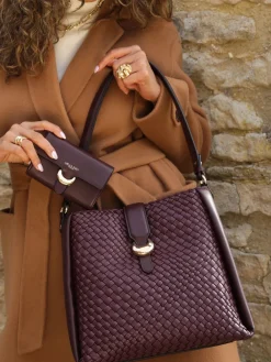 - Taupe Flora Weave Hobo Bag*Luella Grey Discount