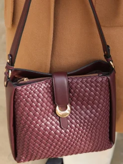 - Taupe Flora Weave Hobo Bag*Luella Grey Discount