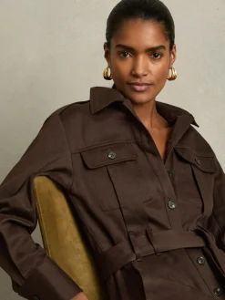 - Anais utility-jumpsuit met wijde pijpen*Reiss Hot