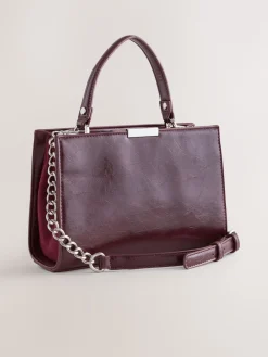 - Top Handle Tas met krokodillenmotief*Next Outlet