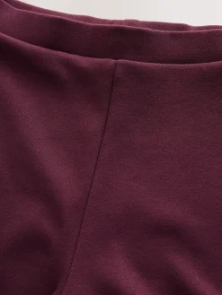 Bordeauxrood - Wide Leg Compact Trousers*Next Online