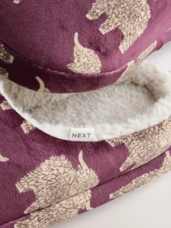 Bourgondische Hamish The Highland Cow - Pantoffels*Next Sale