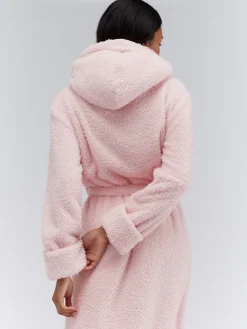 Fluffy Boucle Long Dressing Gown*Boux Avenue Clearance