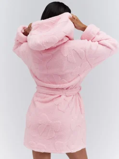 Fluffy Bow Short Dressing Gown*Boux Avenue