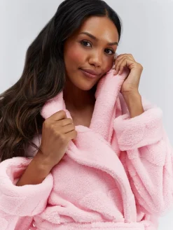 Fluffy Bow Short Dressing Gown*Boux Avenue