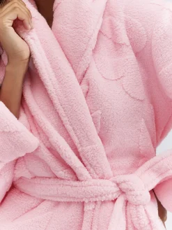 Fluffy Bow Short Dressing Gown*Boux Avenue