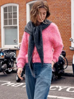 - Fuzzy Texture V-Neck Cardigan*Next Discount