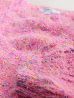 - Fuzzy Texture V-Neck Knitted Jumper*Next