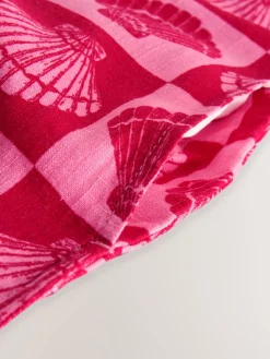 - Mini-jurk met linnen en vierkante hals*Next Discount