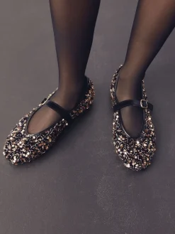 - Mary Jane-schoenen met versierde pailletten van Forever Comfort®*Next Outlet