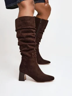 - Alpine Ruched High Leg Boots*Linzi Discount