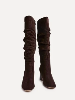 - Alpine Ruched High Leg Boots*Linzi Discount
