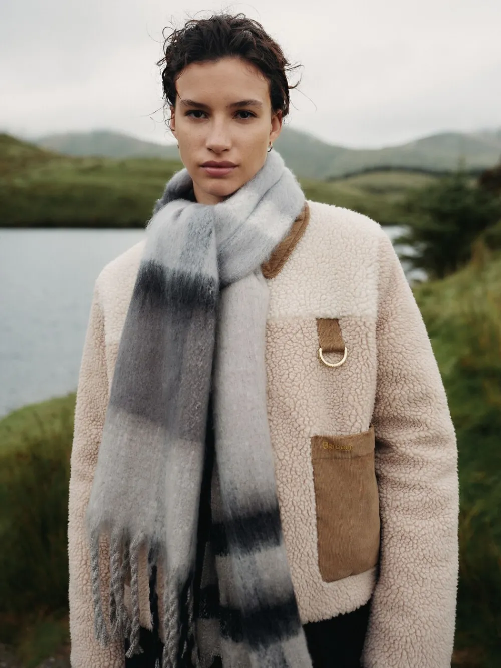 - ® Malena Fleece Jacket*Barbour New