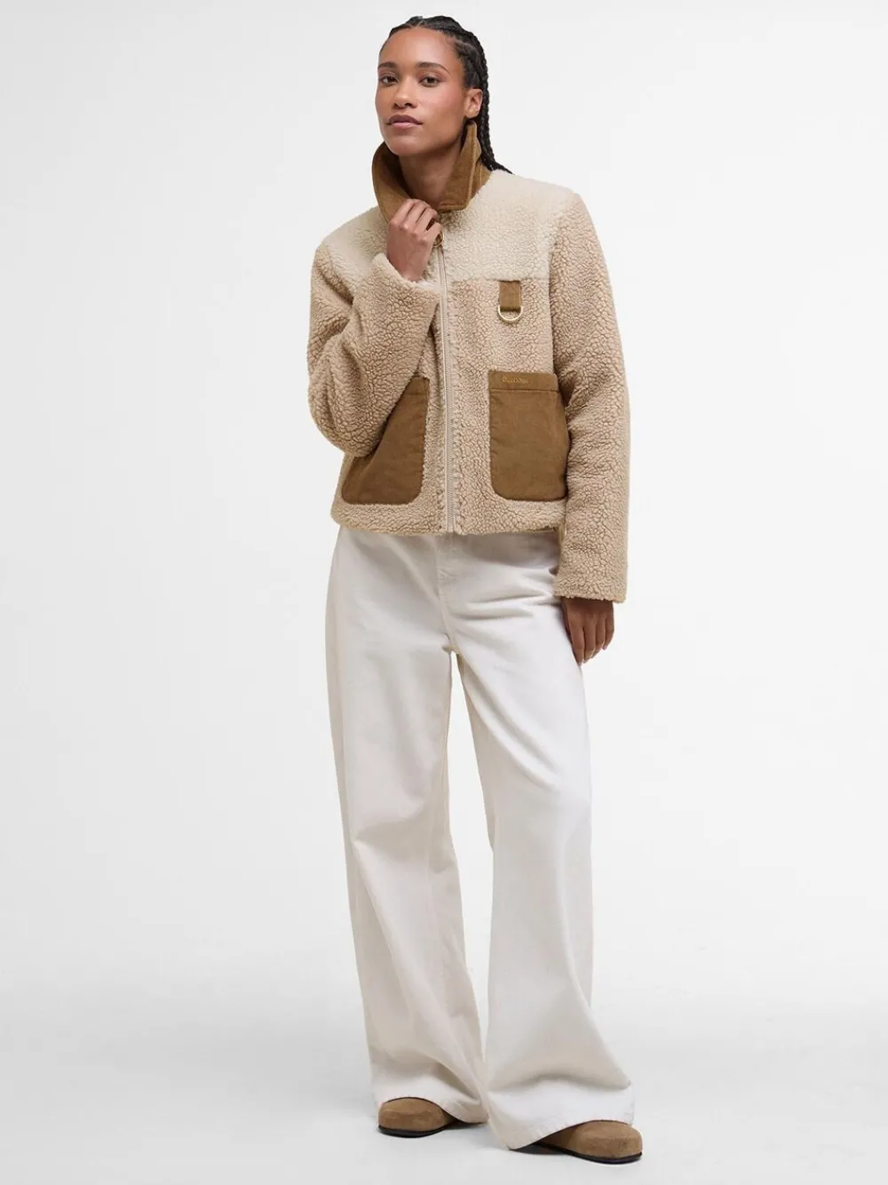 - ® Malena Fleece Jacket*Barbour New