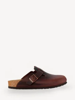 - Boston klompen van geolied leer*Birkenstock Hot