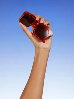 - - Guessing - Grote glamourzonnebril van acetaat*Dune London Clearance